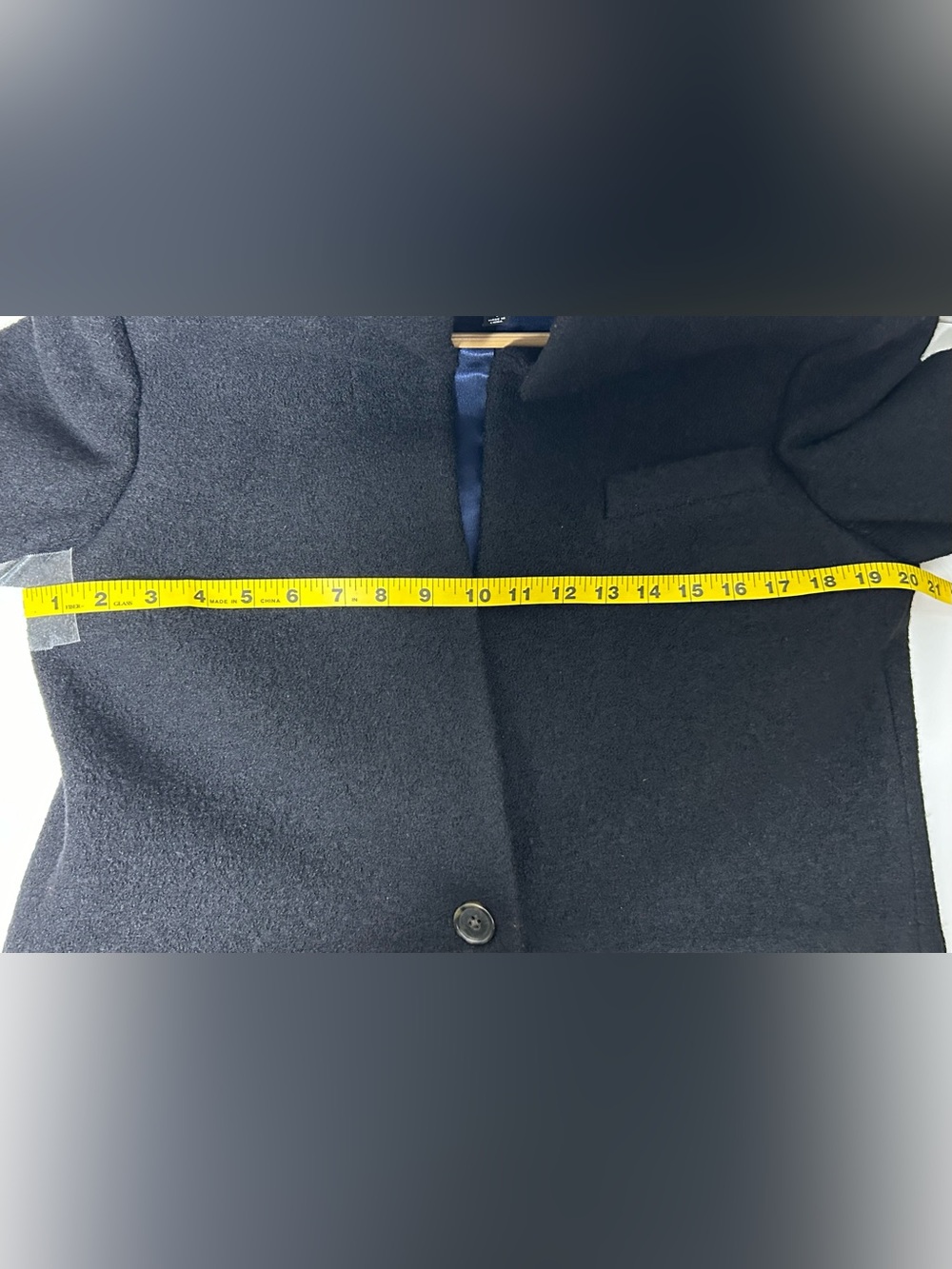 J.Crew Leighton Italian Boiled Wool Black  Blazer Jacket - Picture 13 of 13